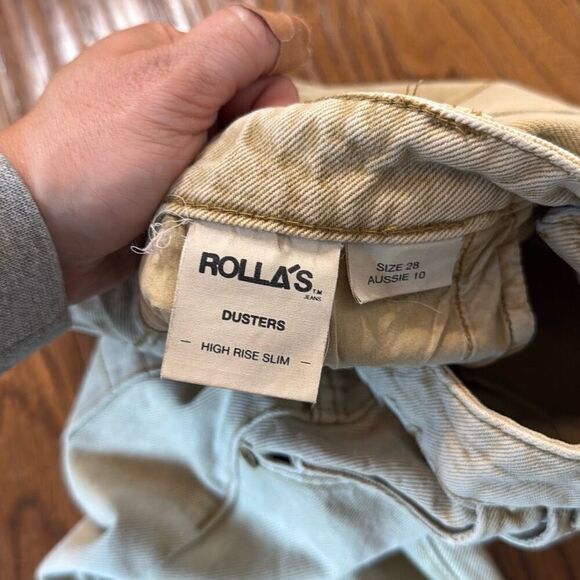 Rolla’s dusters high rise straight tan jeans 28 - Picture 6 of 16
